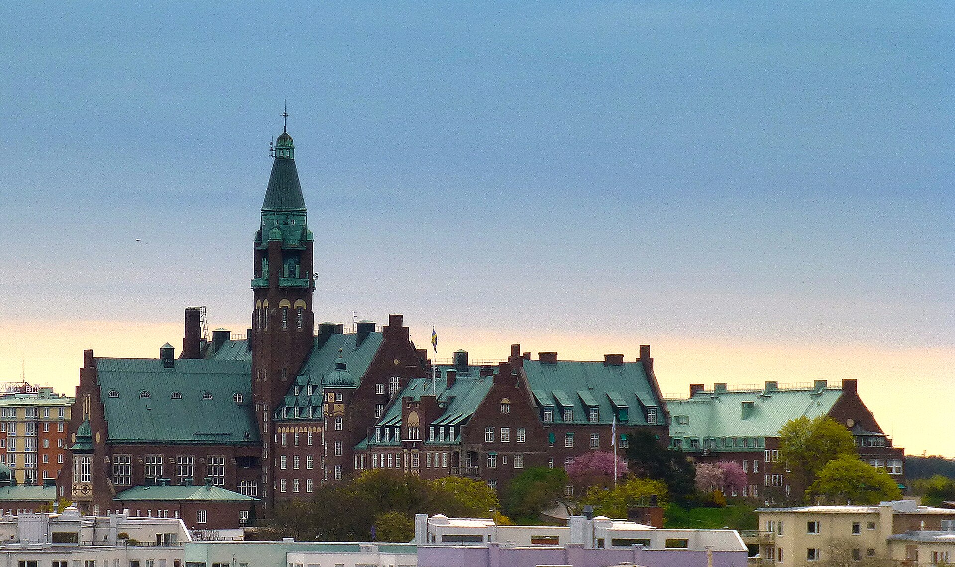 Danvikshem nursing home beside the water in Stockholm.