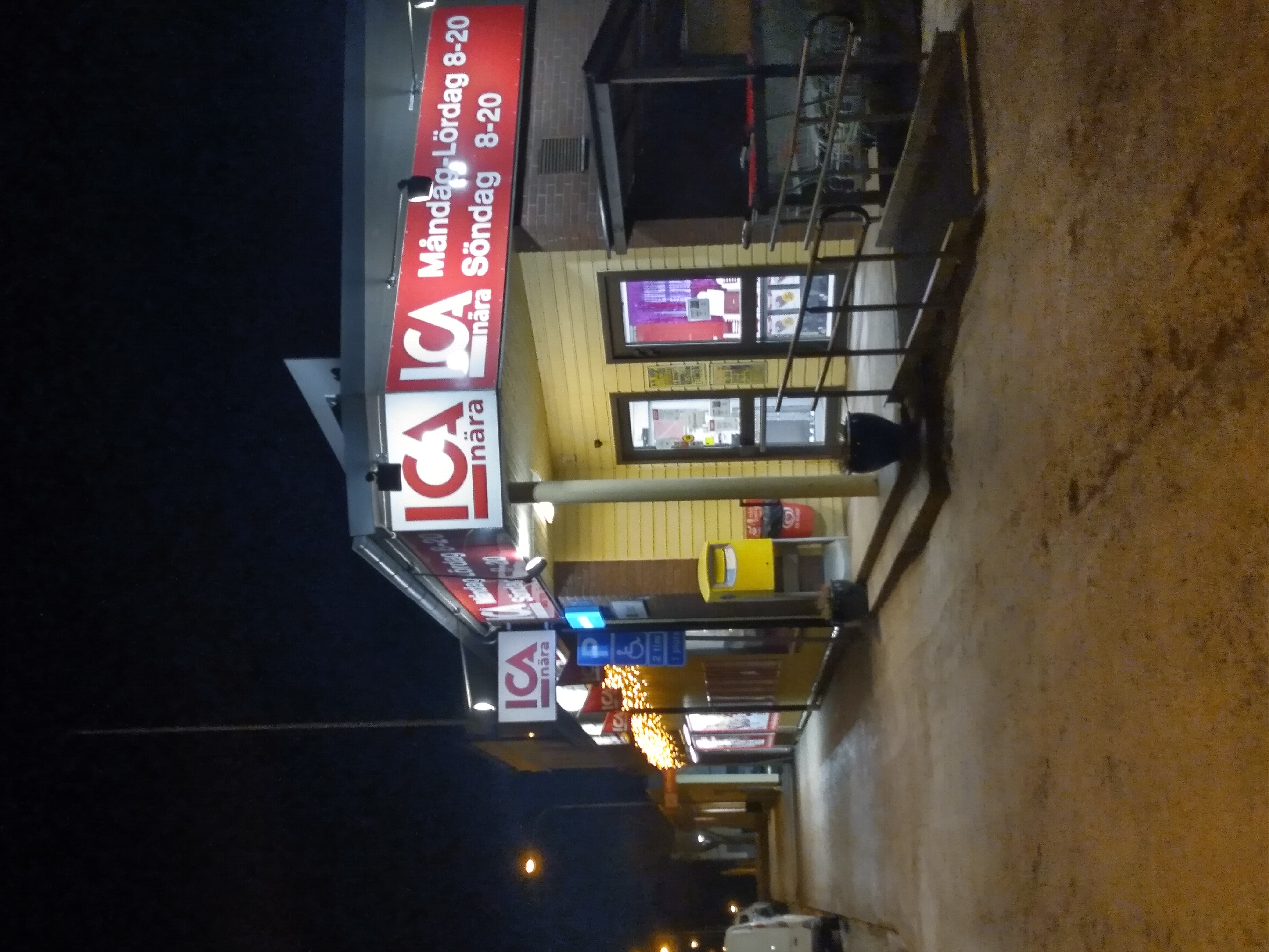 An ICA grocery shop in Mariannelund, Sweden.