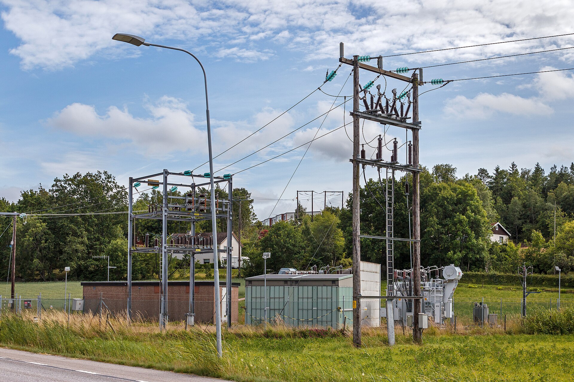 An electrical substation in Tuntorp, Lysekil Municipality. Energy is one of 11 sectors covered by the resilience bill.