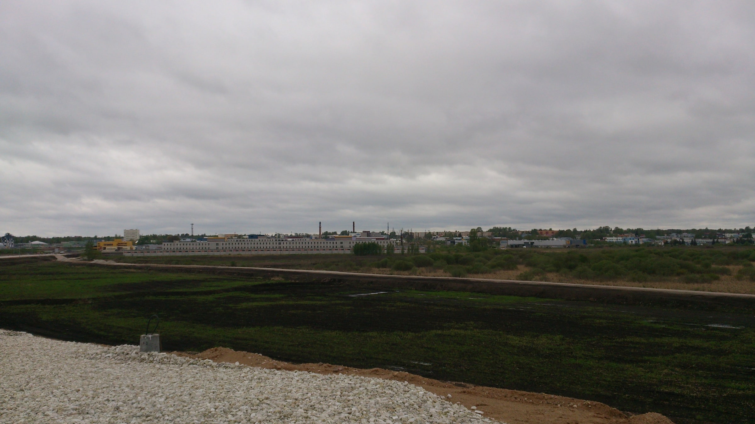 Tartu Prison seen across open ground in a May 2014 file photograph.