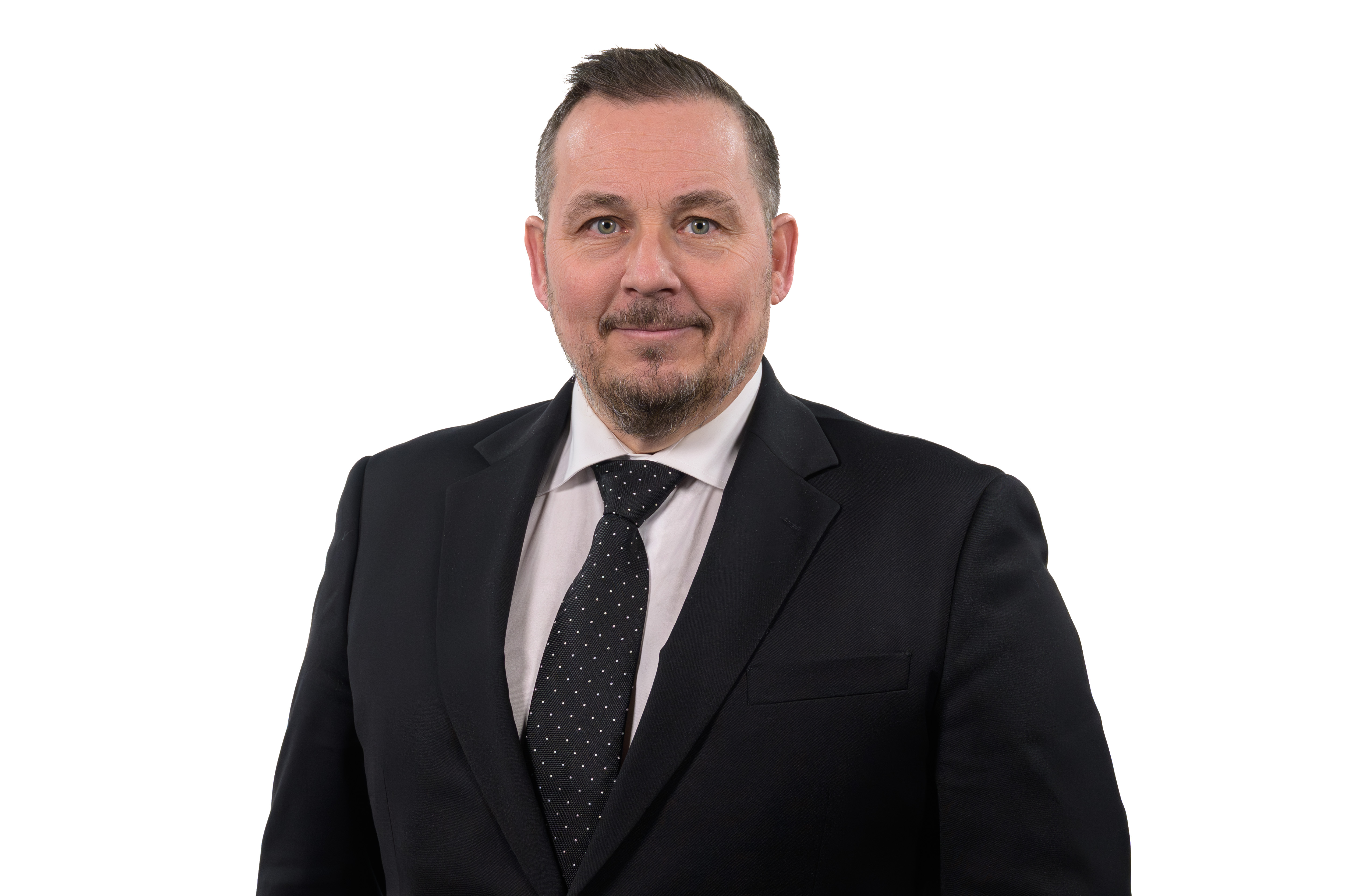 Paul Larsson, head of the Swedish Police Authority's service department, in an official portrait.