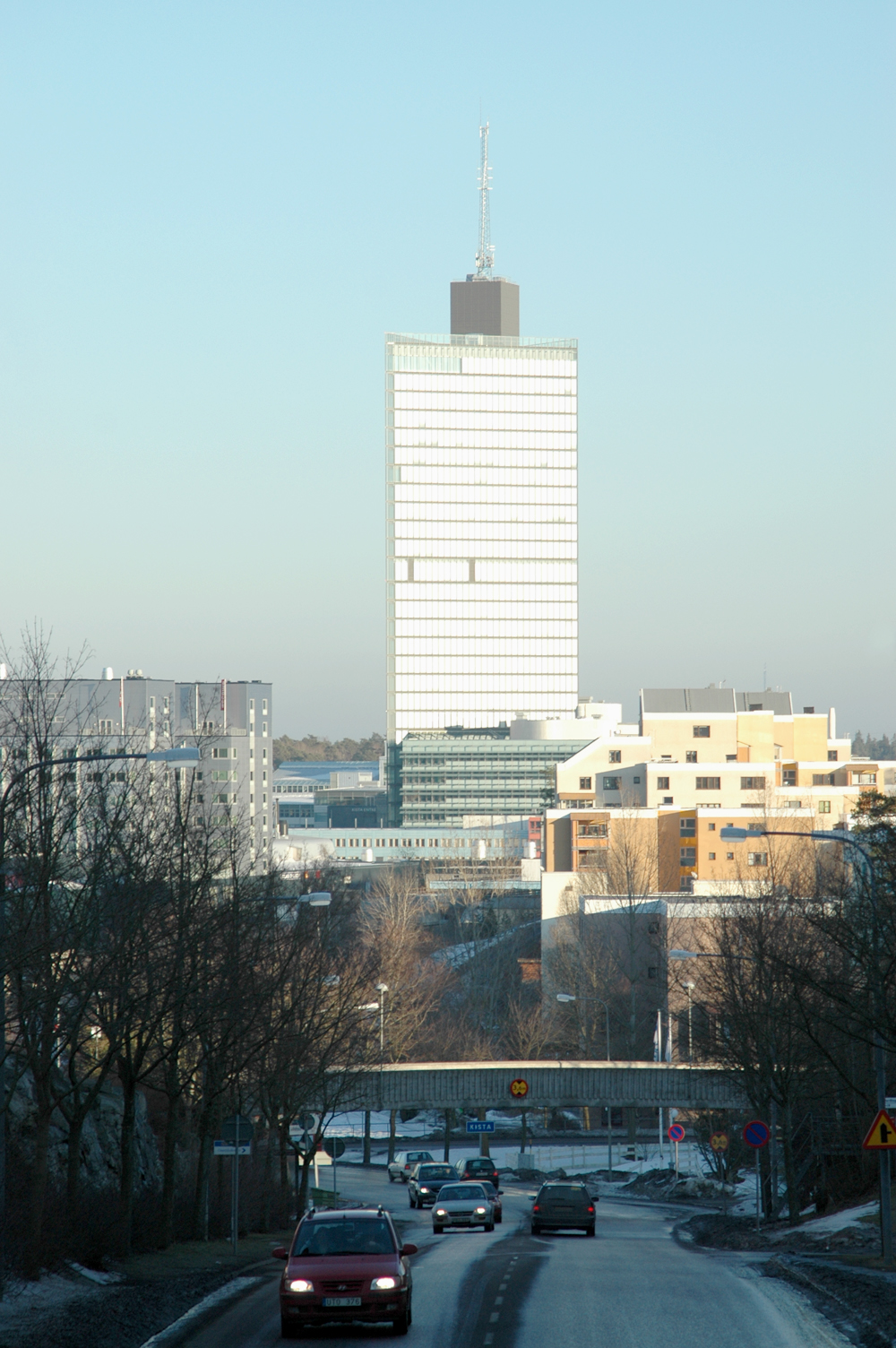Kista Science Tower office building in Stockholm’s technology district