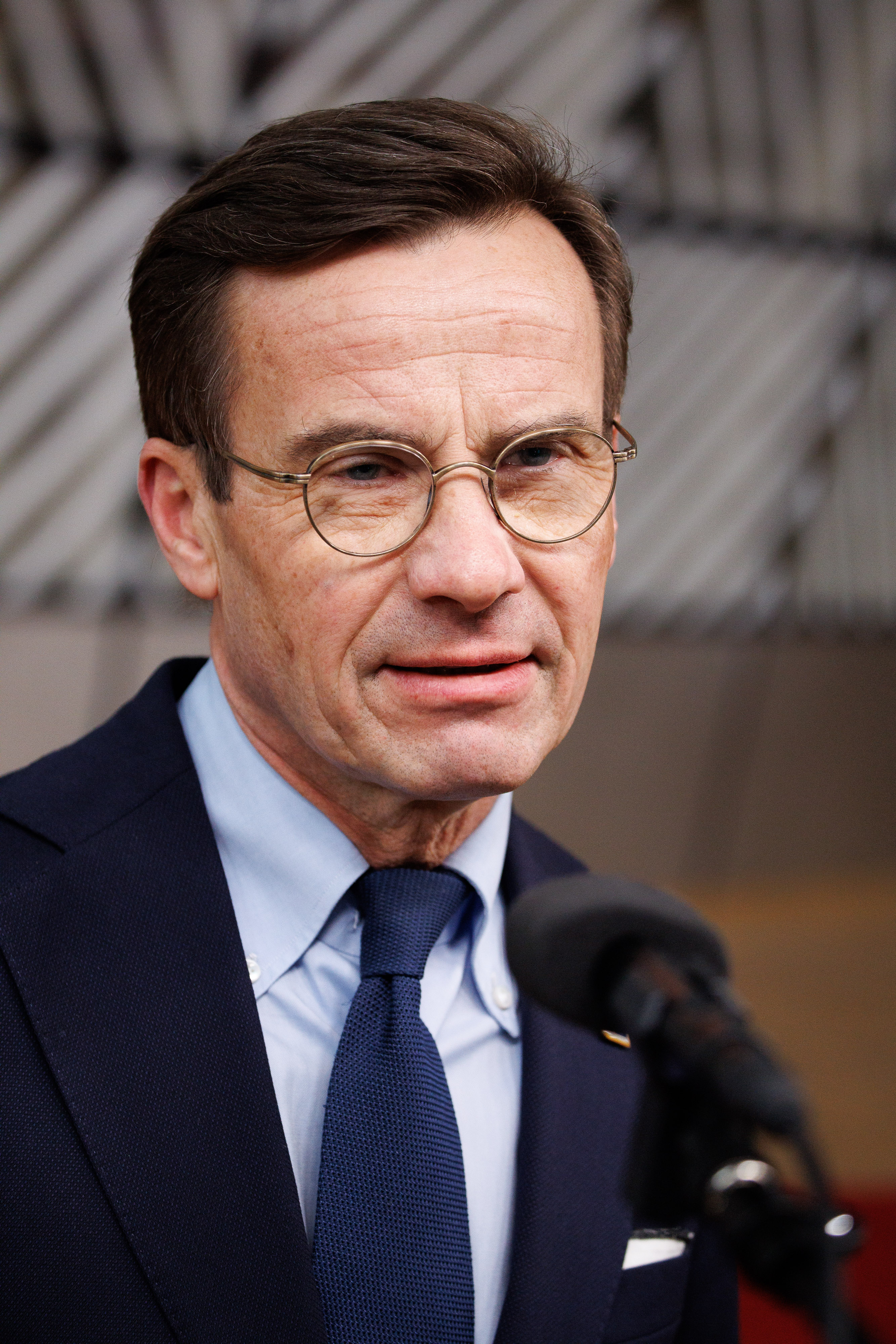 Ulf Kristersson at a European Council summit in Brussels in December 2022.