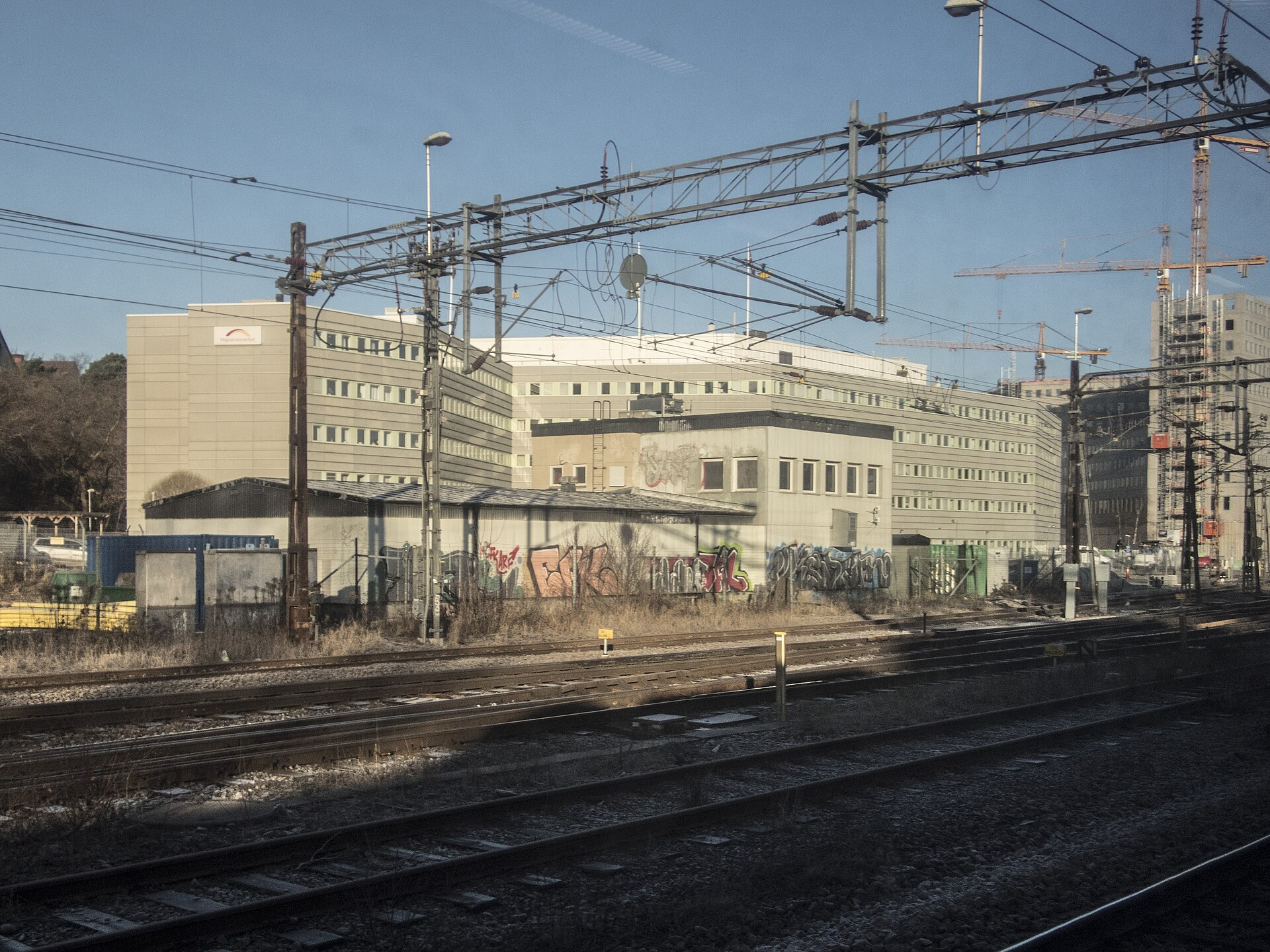 The Swedish Migration Agency office in Solna.